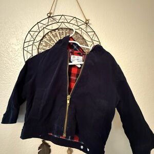 Florence Eiseman Blue and Red Corduroy  Jacket Classic Design
